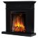 Электрокамин Electrolux EFP/P-3020LS с порталом Firelight Bianco 30, черная эмаль