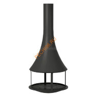 Камин Bordelet ZELIA 908, центральный подвесной открытый