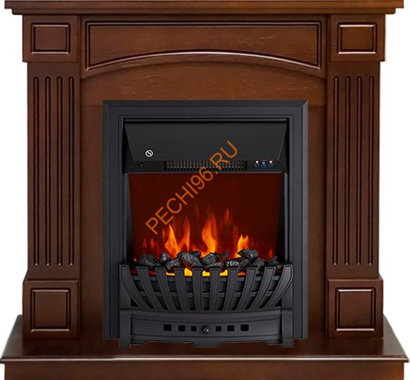 Электрокамин Royal Flame Boston темный дуб с очагом Aspen