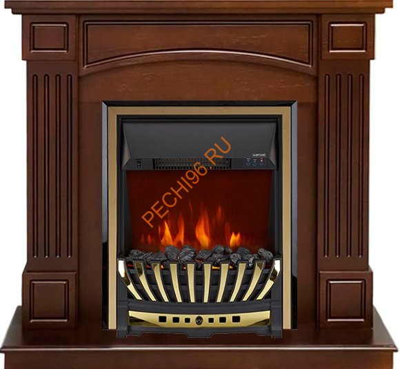 Электрокамин Royal Flame Boston темный дуб с очагом Aspen