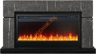 Электрокамин Royal Flame Lindos Stone Touch SFT с очагом Vision 42 LED, серый мрамор Электрокамин Royal Flame Lindos Stone Touch SFT с очагом Vision 42 LED, серый мрамор