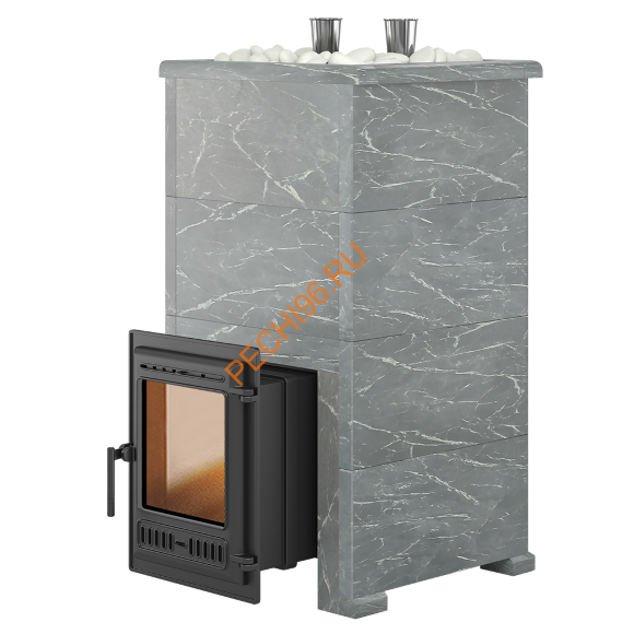 Печь банная Эверест Steam Master 44 Чугун Талькохлорит, S-40