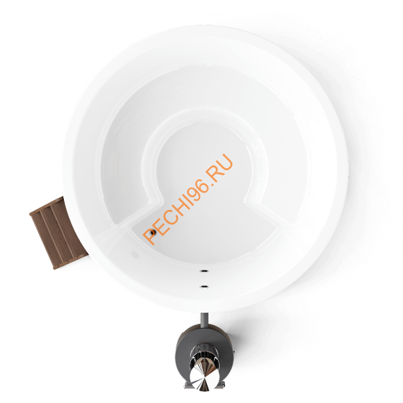 Купель композитная Polarspa COMFORT FAMILY HOT 220 термобереза темная