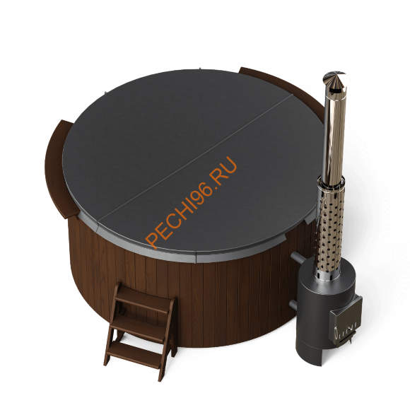 Купель композитная Polarspa COMFORT FAMILY HOT 220 термобереза темная