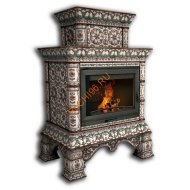 Печь-камин КимрПечь Кострома пристенный двухъярусный Ноябрь