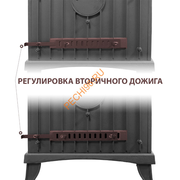 Печь-камин Везувий HR-15, Антрацит Печь-камин Везувий HR-15, Антрацит