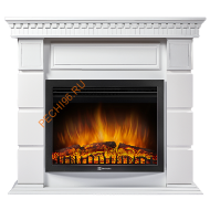 Электрокамин Electrolux EFP/P-2520LS N с порталом Firelight Elegante 25, белый