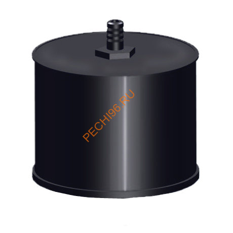 Заглушка Agni M с конденсатоотводом эмалированная d 150 мм Заглушка Agni M с конденсатоотводом эмалированная d 150 мм