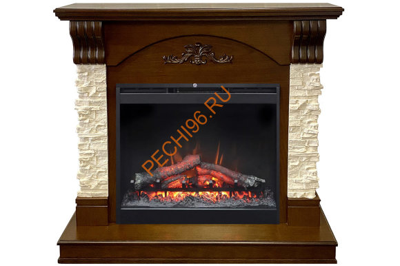 Электрокамин Dimplex Prague с очагом Symphony 26 DF2624-L темный дуб