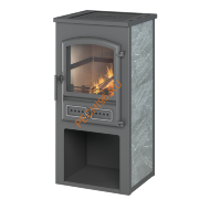 Печь-Камин Этна БКД с плитой Талькохлорит