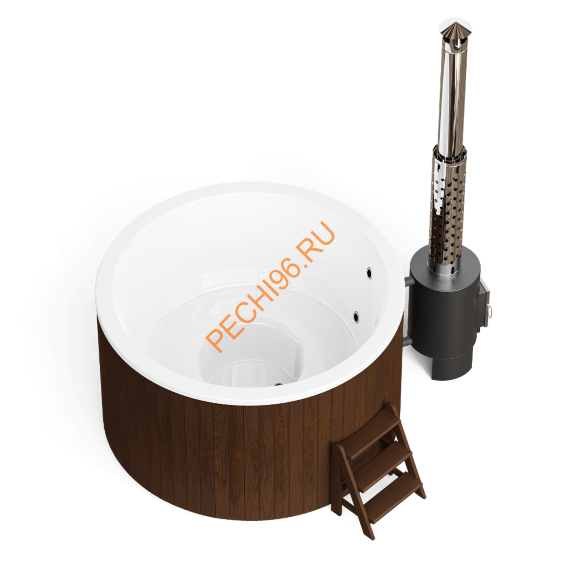 Купель композитная Polarspa COMFORT 195 HOT термососна темная