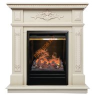 Электрокамин RealFlame Lilian WT с очагом 3D Olympic (Белый, МДФ)