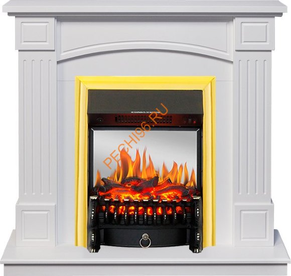 Электрокамин Royal Flame Boston белый с очагом Fobos FX M