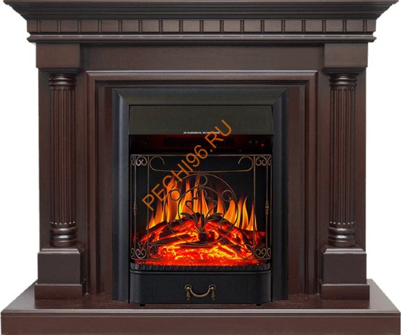 Электрокамин Royal Flame Dallas темный дуб с очагом Majestic FX