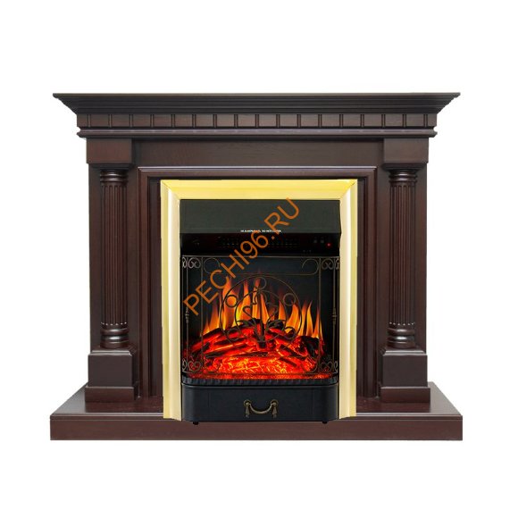 Электрокамин Royal Flame Dallas темный дуб с очагом Majestic FX