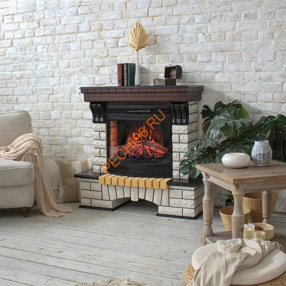 Электрокамин RealFlame Country 25 AO с очагом Sparta 25,5 LED Электрокамин RealFlame Country 25 AO с очагом Sparta 25,5 LED