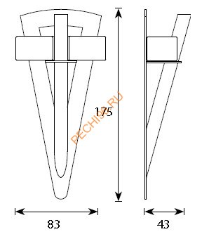 Светильник Cariitti Факел TL-100 акрил