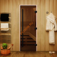 Дверь стеклянная Арта Статус 60G Бронза, ольха, с вертикальной ручкой, черная Дверь стеклянная Арта Статус 60G Бронза, ольха, с вертикальной ручкой, черная