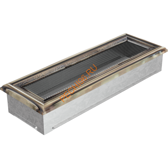 Вентиляционная решетка Kratki 42R 110х420 мм рустик