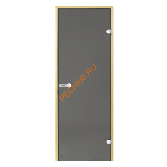 Дверь стеклянная Harvia «серая» коробка осина