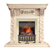 Электрокамин Dimplex Luxemburg с очагом Danville Brass FB2 слоновая кость Электрокамин Dimplex Luxemburg с очагом Danville Brass FB2 слоновая кость