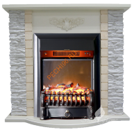 Электрокамин InterFlame ASPEN SLANEC с очагом Fobos GLS