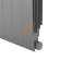 Радиатор биметаллический Royal Thermo BiLiner 500 Silver Satin VR80, 8 секций