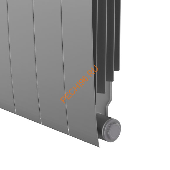 Радиатор биметаллический Royal Thermo BiLiner 500 Silver Satin VR80, 8 секций Радиатор биметаллический Royal Thermo BiLiner 500 Silver Satin VR80, 8 секций