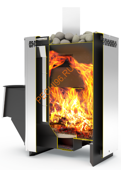 Печь банная Теплодар Сахара 16 ЛK Профи