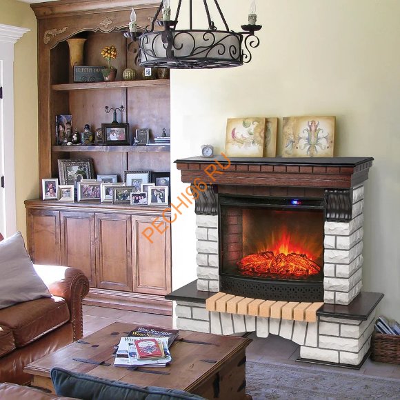 Электрокамин RealFlame Country 25 AO с очагом Evrika 25,5 LED Электрокамин RealFlame Country 25 AO с очагом Evrika 25,5 LED