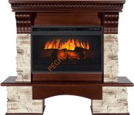 Электрокамин Royal Flame Aberdeen темный дуб с очагом Vision 26 EF LED 3D FX Электрокамин Royal Flame Aberdeen темный дуб с очагом Vision 26 EF LED 3D FX