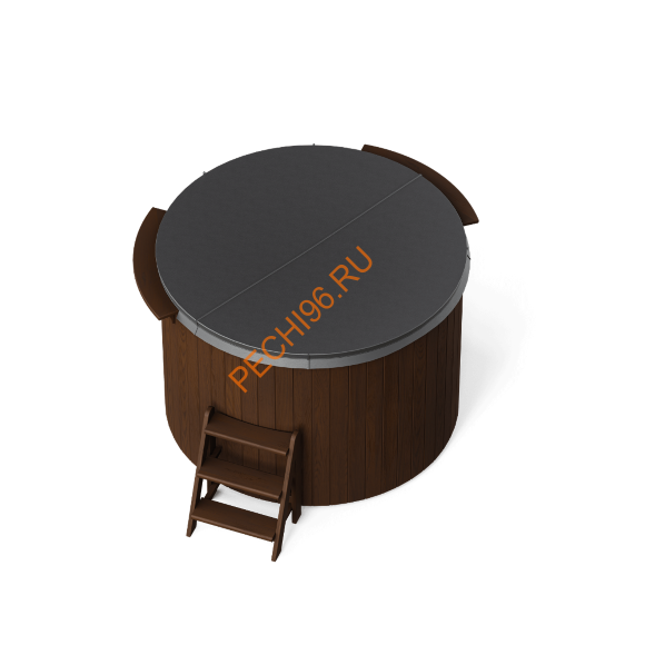 Купель композитная Polarspa COMFORT 160 COLD термобереза темная