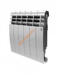 Радиатор биметаллический Royal Thermo BiLiner 350 Silver Satin 6с Радиатор биметаллический Royal Thermo BiLiner 350 Silver Satin 6с