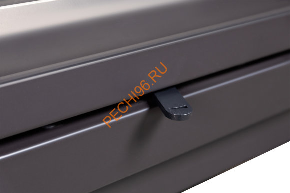 Каминная угловая топка Экокамин Альфа 700 LB/RB два стекла, черный шамот 