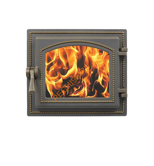 Дверка ВЕЗУВИЙ каминная 260 (Бронза) Дверка ВЕЗУВИЙ каминная 260 (Бронза)