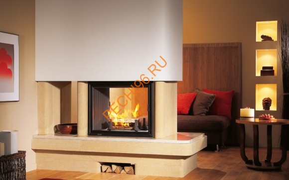 Дровяной камин Supra ARIA Dordogne/Crema Marfil, с топкой DF 583N