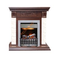 Электрокамин Dimplex Luxemburg с очагом Danville Chrome FB2 темный дуб Электрокамин Dimplex Luxemburg с очагом Danville Chrome FB2 темный дуб