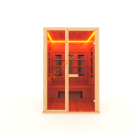 Инфракрасная кабина НКЗ 2-местная прямая из кедра