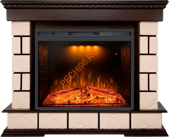 Электрический камин Royal Flame Shateau Темный дуб с очагом Emerald 28