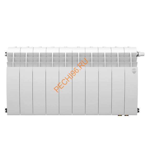 Радиатор биметаллический Royal Thermo BiLiner 350 Bianco Traffico VR80, 10 секций 
