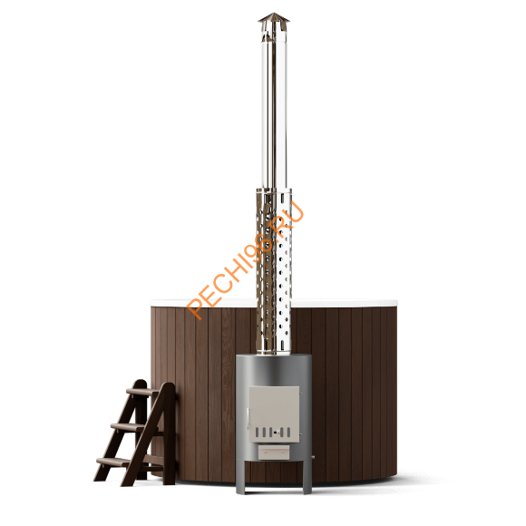 Купель композитная Polarspa COMFORT 160 HOT термососна темная