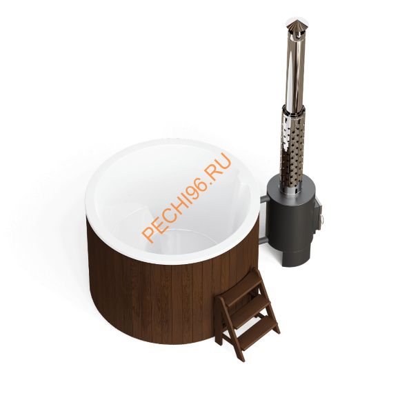 Купель композитная Polarspa COMFORT 160 HOT термососна темная