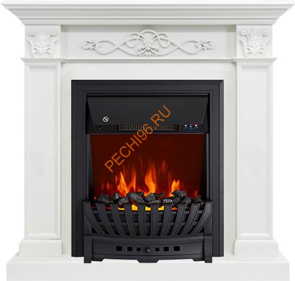 Электрокамин Royal Flame Verona белый дуб с очагом Aspen Электрокамин Royal Flame Verona белый дуб с очагом Aspen