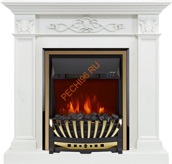 Электрокамин Royal Flame Verona белый дуб с очагом Aspen Электрокамин Royal Flame Verona белый дуб с очагом Aspen