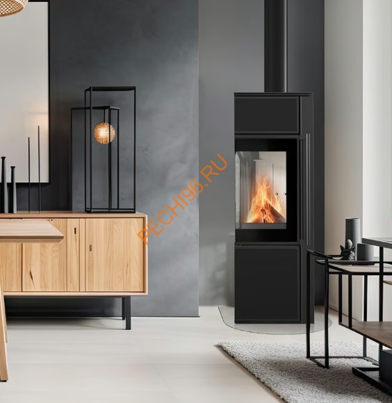 Печь-камин Kratki TORA/S Nero Assoluto