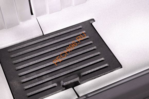 Каминная угловая топка Экокамин Альфа 800 L/R два стекла, белый шамот