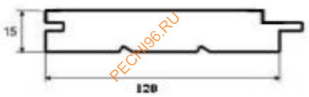 Вагонка ТермоОльха сорт ЕвроА, 15х130(120)х2000 мм, шт Вагонка ТермоОльха сорт ЕвроА, 15х130(120)х2000 мм, шт