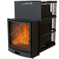 Печь-камин банная Термосфера Genesis GN 400 БС, AISI 430