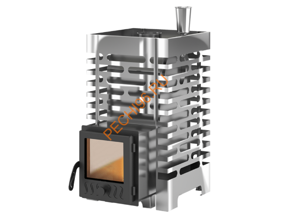 Печь банная ASTON 16 INOX стекло Печь банная ASTON 16 INOX стекло