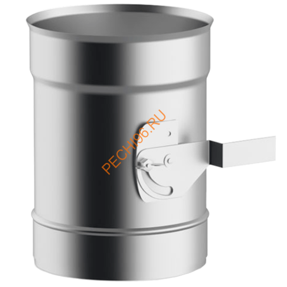 Шибер поворотный УМК  нержавейка АISI 439 d 180 мм